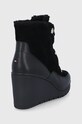 Obuwie Tommy Hilfiger Botki zamszowe FW0FW05990.BDS czarny