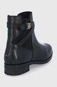 Obuwie Tommy Hilfiger Botki skórzane FW0FW05967.BDS czarny
