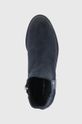 námořnická modř Semišové boty Tommy Hilfiger