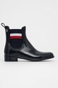 Gumene čizme Tommy Hilfiger mornarsko plava FW0FW05969.DW5