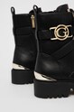 Παπούτσια Μποτάκια Guess FL7ODN.ELE10.BLKGO μαύρο