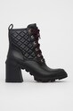 Guess Botki imitacja skóry licowej czarny FL7RAE.ELE10.BLACK