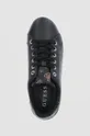 čierna Kožená obuv Guess