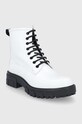 HUGO Workery skórzane Axel Bootie-A 50461864.100 50461864.100 biały AW21