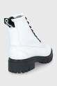 Obuwie HUGO Workery skórzane Axel Bootie-A 50461864.100 50461864.100 biały