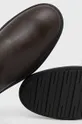 hnedá Kožené čižmy Calvin Klein