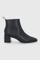 čierna Kožené členkové topánky Calvin Klein Dámsky