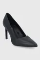 Δερμάτινες μπότες Τσέλσι Calvin Klein μαύρο
