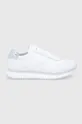 λευκό Δερμάτινα παπούτσια Calvin Klein Jeans Γυναικεία