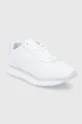 Δερμάτινα παπούτσια Calvin Klein Jeans λευκό