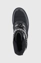 Členkové topánky Guess čierna FL8RSD.FAB10.BLACK