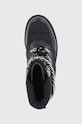 Členkové topánky Guess čierna FL8RSD.FAB10.BLACK