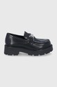Кожени мокасини Vagabond Shoemakers лачена кожа черен 5249.104.20
