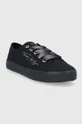 Πάνινα παπούτσια Tommy Hilfiger μαύρο