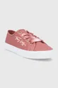 Πάνινα παπούτσια Tommy Hilfiger ροζ