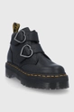 Dr. Martens Botki skórzane Devon Heart czarny