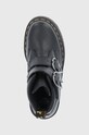 Dr. Martens Botki skórzane Devon Heart czarny 26439001