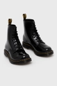 Dr. Martens leather biker boots 1460 W black