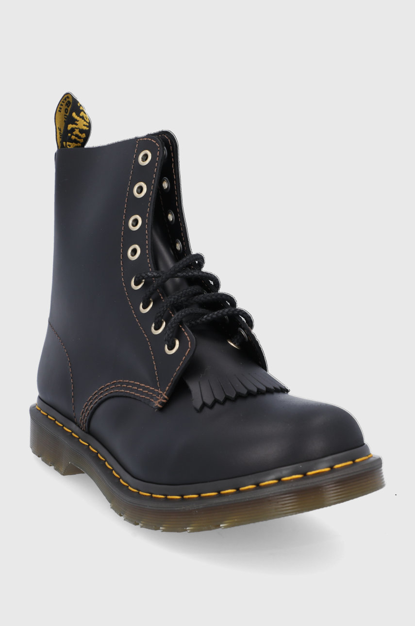 Dr. Martens leather biker boots 1460 Pascal black