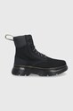 Dr. Martens čevlji Tarik Imitacija zrnatega usnja črna DM27017001