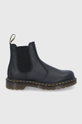 black Dr. Martens leather chelsea boots 2976 Women’s