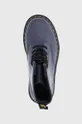 темно-синій Шкіряні черевики Dr. Martens