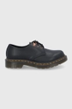 czarny Dr. Martens Półbuty skórzane 1461 Hardware Damski