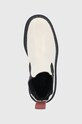 Buffalo Ghete Chelsea de piele bej 1170125
