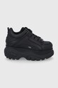 Buffalo Buty skórzane 1339-14 2.0 platforma czarny 1533229