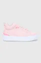 ροζ Δερμάτινα παπούτσια Puma Skye Demi Γυναικεία