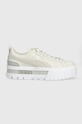 gray Puma shoes Mayze Lth Women’s