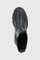 μαύρο Δερμάτινες μπότες Τσέλσι Gant Monthike