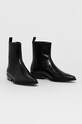 Kožené kotníkové boty Vagabond Shoemakers 4801.101.20 černá AW21