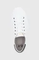 білий Шкіряні черевики Armani Exchange