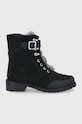 Emu Australia cizme din piele intoarsa Waldron Mix izolat negru W12406.Bla