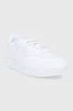 Reebok Classic leather shoes club c double white