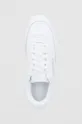 white Reebok Classic leather shoes club c double