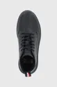 čierna Kožené členkové topánky Palladium