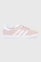 růžová Semišové boty adidas Originals Gazelle H01512 Dámský