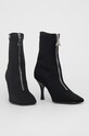 Členkové topánky Patrizia Pepe 2VA356.K103 čierna AW21