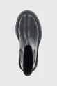 μαύρο Δερμάτινες μπότες Τσέλσι Camper Walden