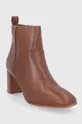 Шкіряні черевики Levi's коричневий