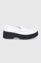 Levi's Mokasyny skórzane platforma biały D5386.0001