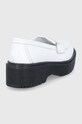 Boty Kožené mokasíny Levi's D5386.0001 bílá