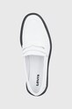 Levi's Mocasini de piele alb D5386.0001