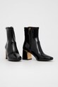 Кожаные полусапожки Tory Burch 79506.006 чёрный AW21