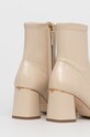 Boty Kožené kotníkové boty Tory Burch 79506.284 béžová