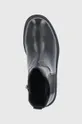 čierna Kožené topánky Chelsea Liu Jo