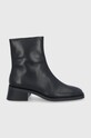 Кожаные полусапожки Vagabond Shoemakers без утепления чёрный 5217.201.20