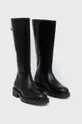 Usnjeni elegantni škornji Vagabond Shoemakers Kenova črna
